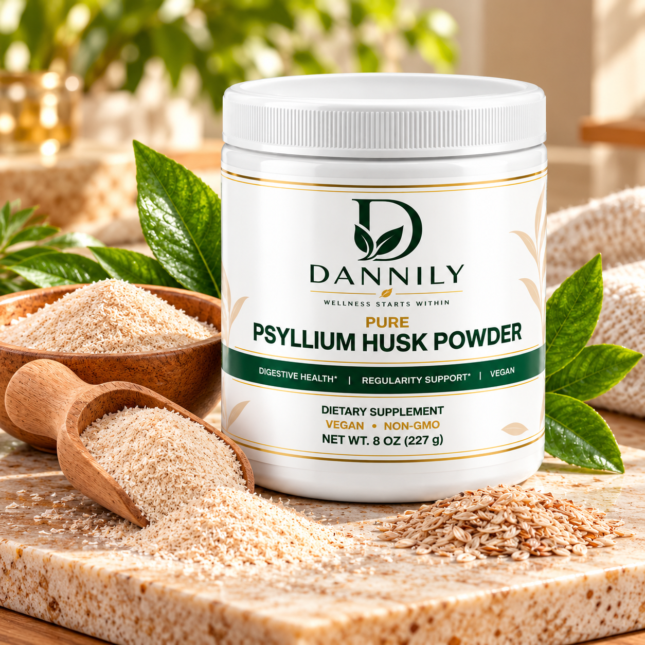 Dannily Pure Psyllium Husk Powder