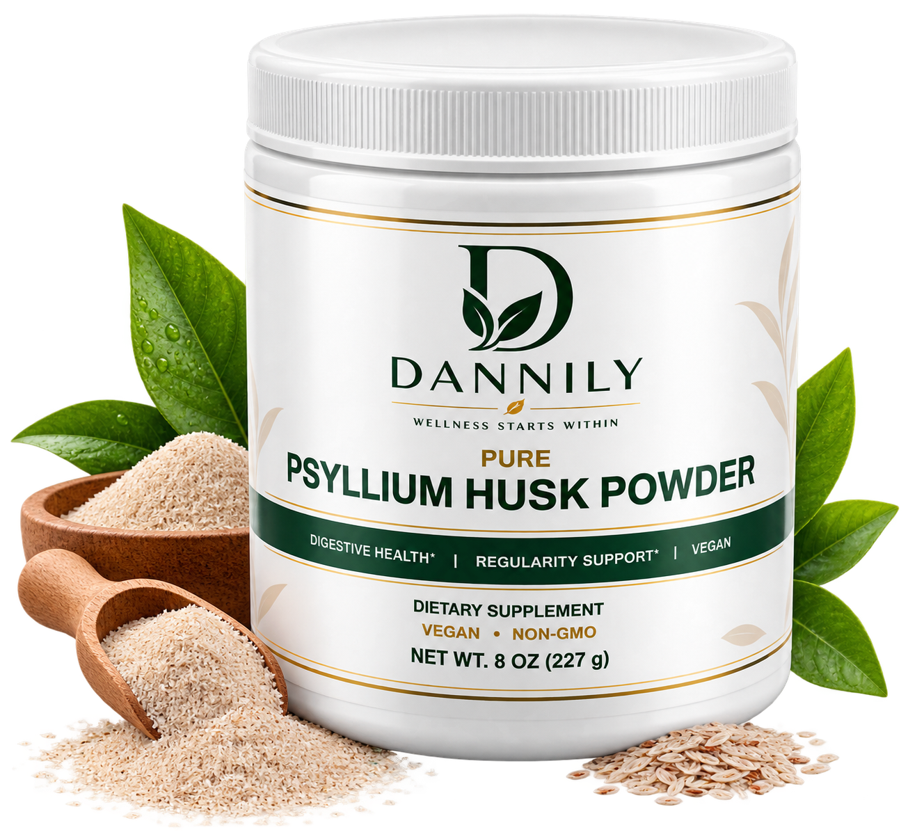Dannily Pure Psyllium Husk Powder